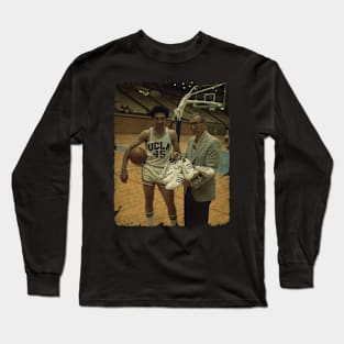 Henry Bibby with John Wooden, 1971 Long Sleeve T-Shirt